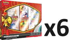 Pokemon Armarouge ex Premium Collection Box CASE (6 Collections)